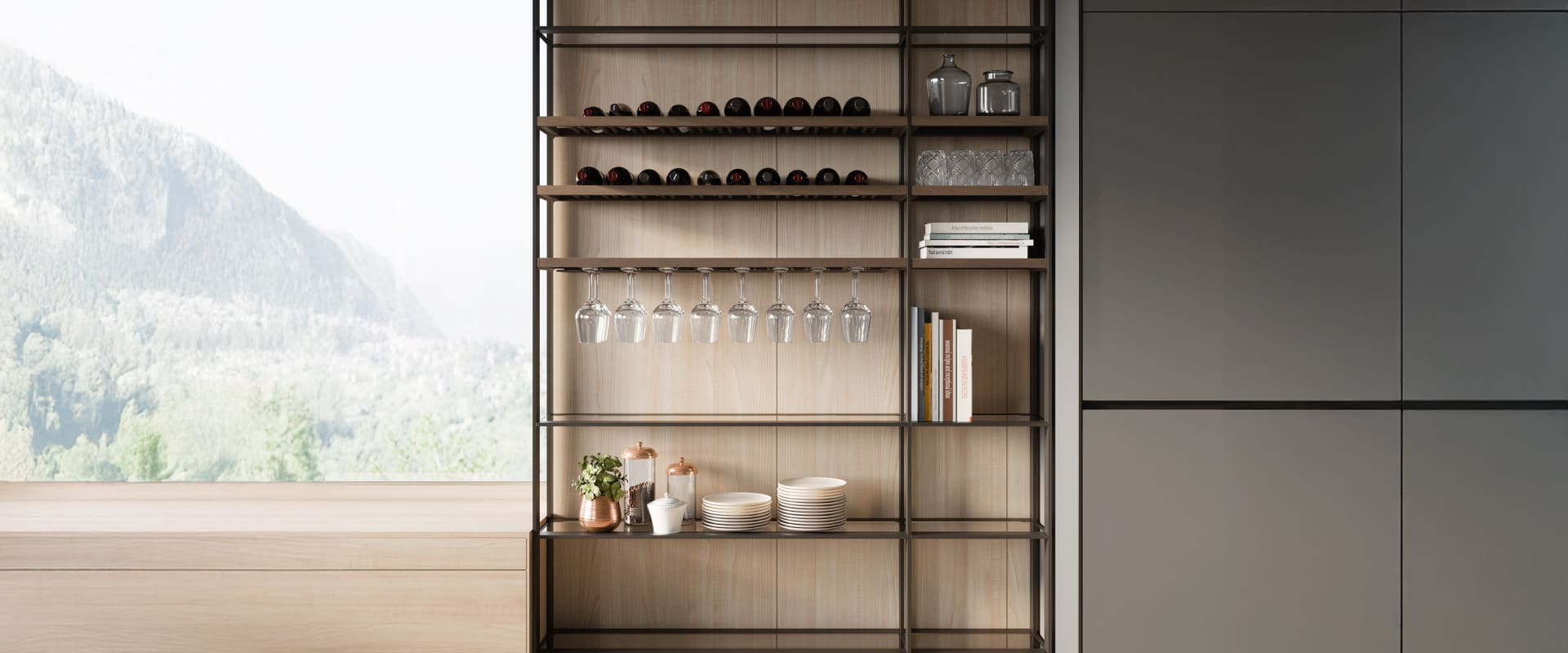 Terra-Cielo shelving unit