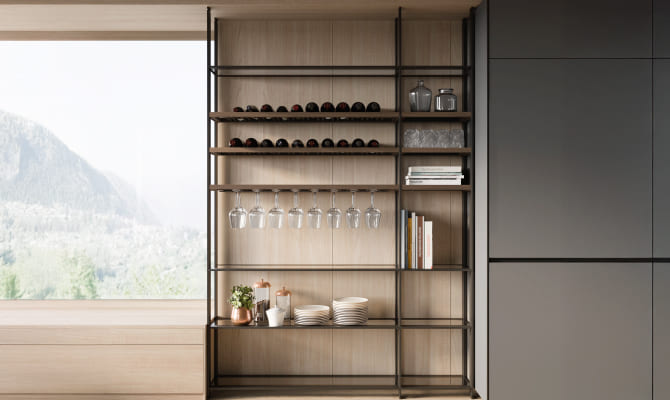 Terra-Cielo shelving unit